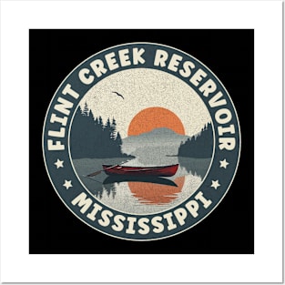 Flint Creek Reservoir Mississippi Sunset Posters and Art